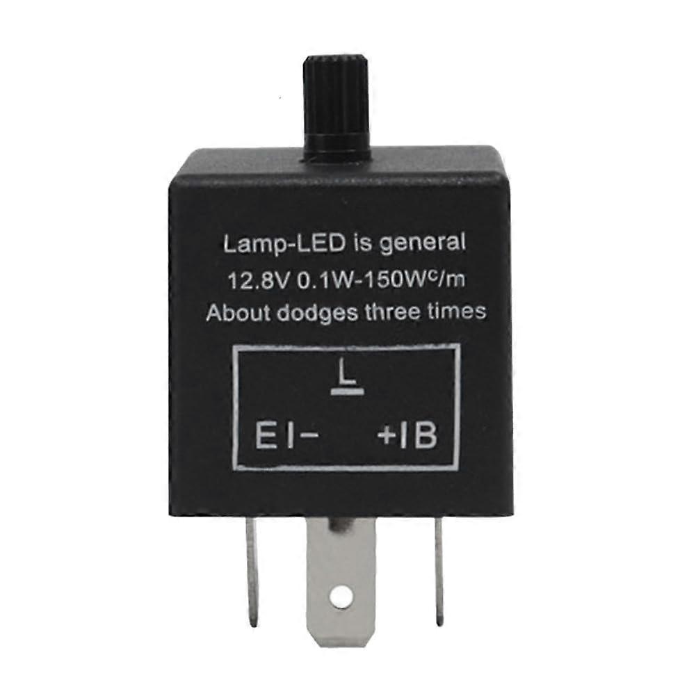 Universal 12 V 3Pin CF14 Motorcycle LED Indicator Relay Black Plastic Motorcycle Switch