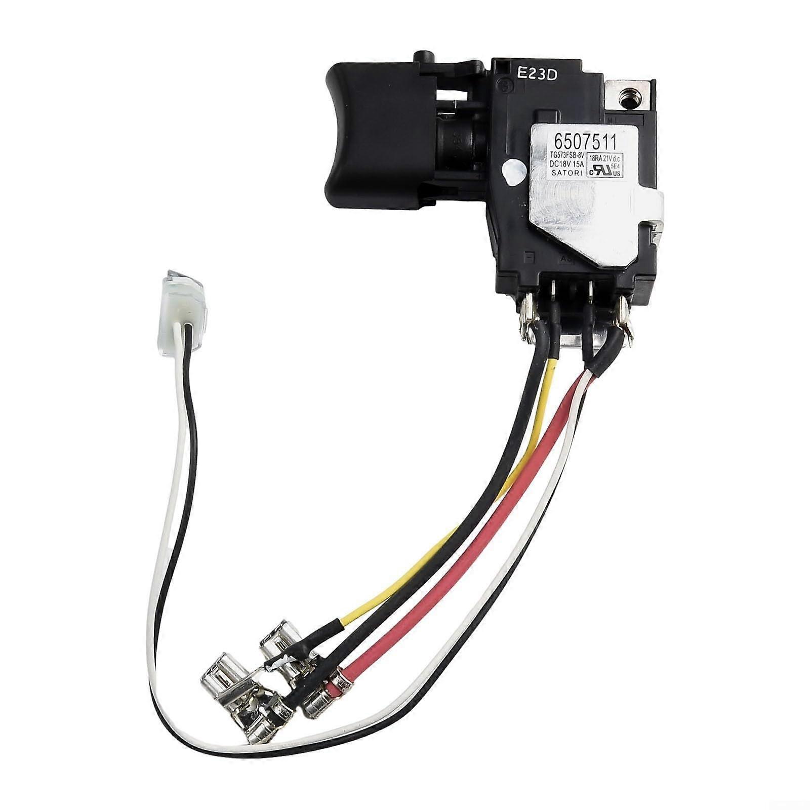 18V Switch TD152D DTD152 DTD152Z DTD152RME DTD152RFE Replacement Parts Compatible with Makita Power Tools