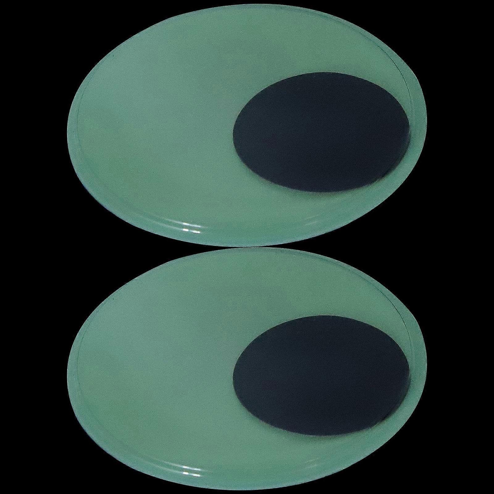 2pcs Luminous Fake Eyeballs for Doll Making – Simulated Glow in for Crafts, Halloween Projects, and DIY Creations
