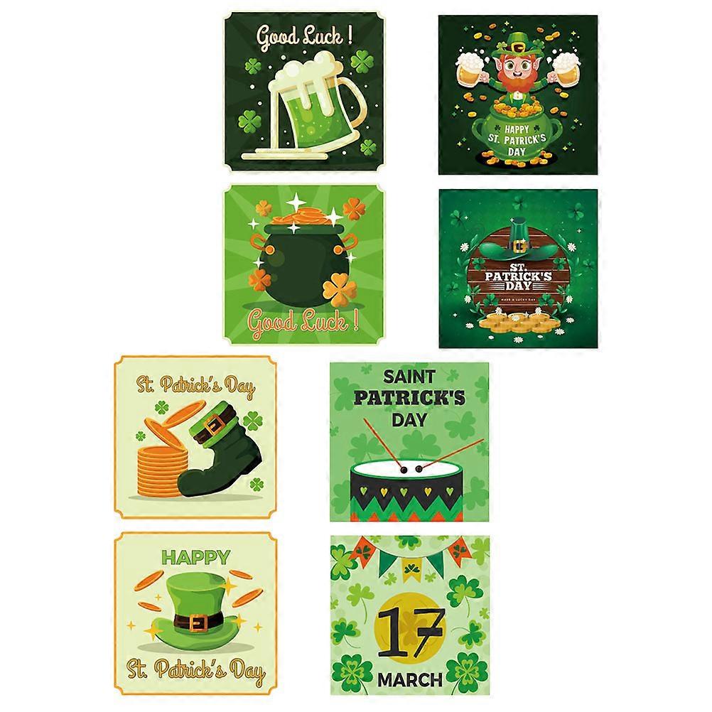 St Patrick's Day Stickers with Irish Themes for Home Parties Assorted Color