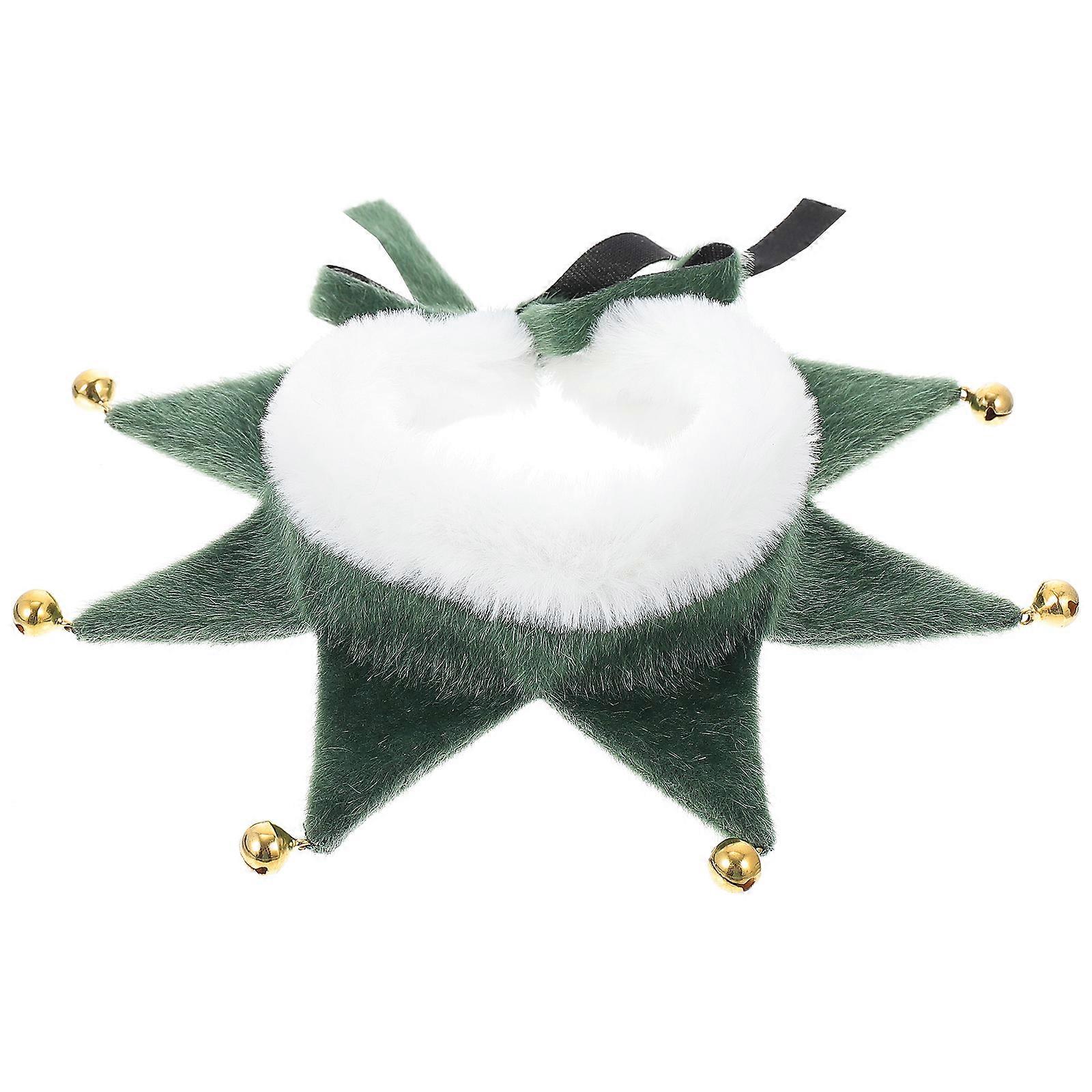 Scarf For Pets 1Set Festive Decor L Green Christmas Style Warmth Accessory