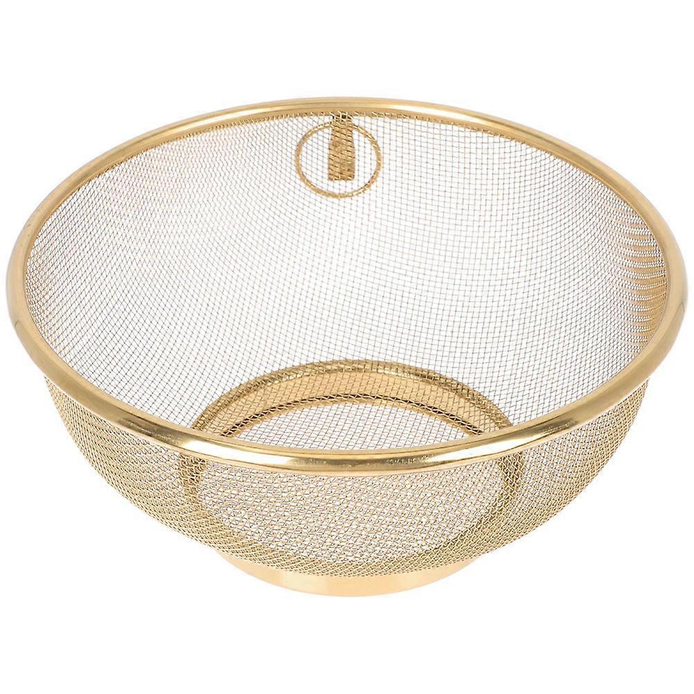 Stainless Steel Fine Mesh Strainer Colander Sifter Bowl for Rinsing, Filtering & Draining Food – Versatile Kitchen Tool for Rice, Vegetables & Gravy