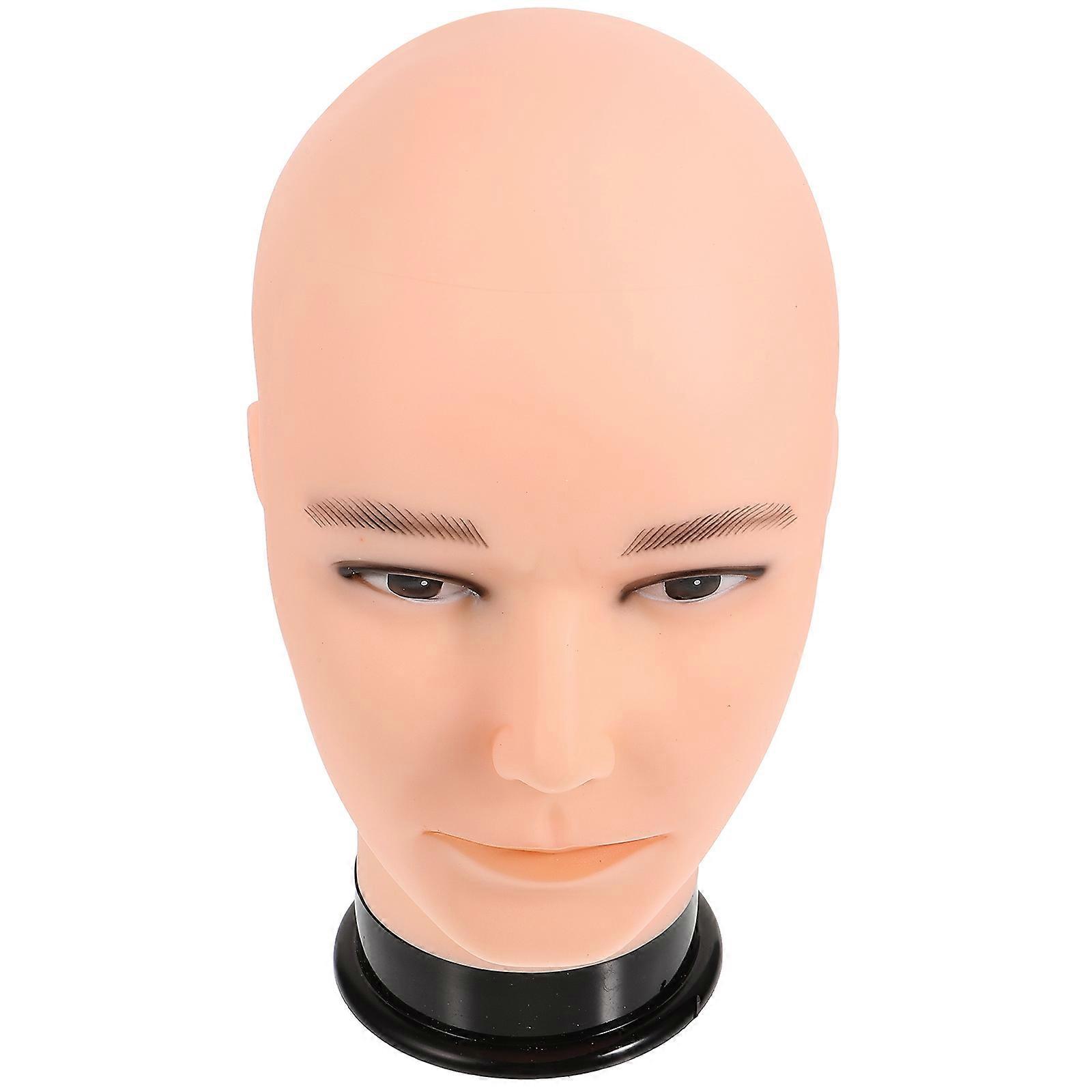Wig Display Stand Pvc Mannequin Head For Hairdressing 28.5x21cm Smooth Surface 1Pack