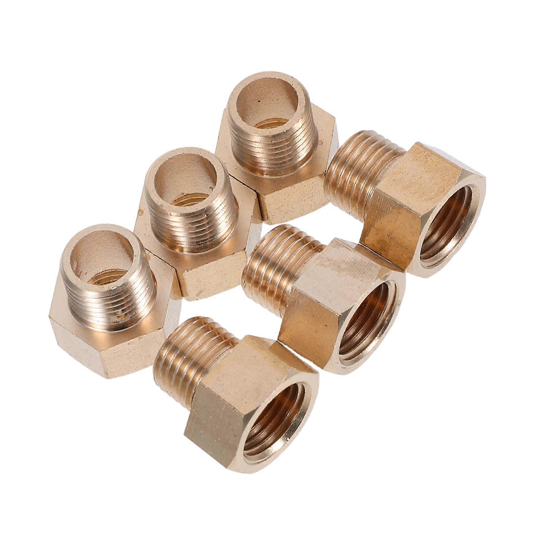 NPT Male and Female Quick Connection Adapters 6-Pack for Durable Water and Oil Line Compatibility