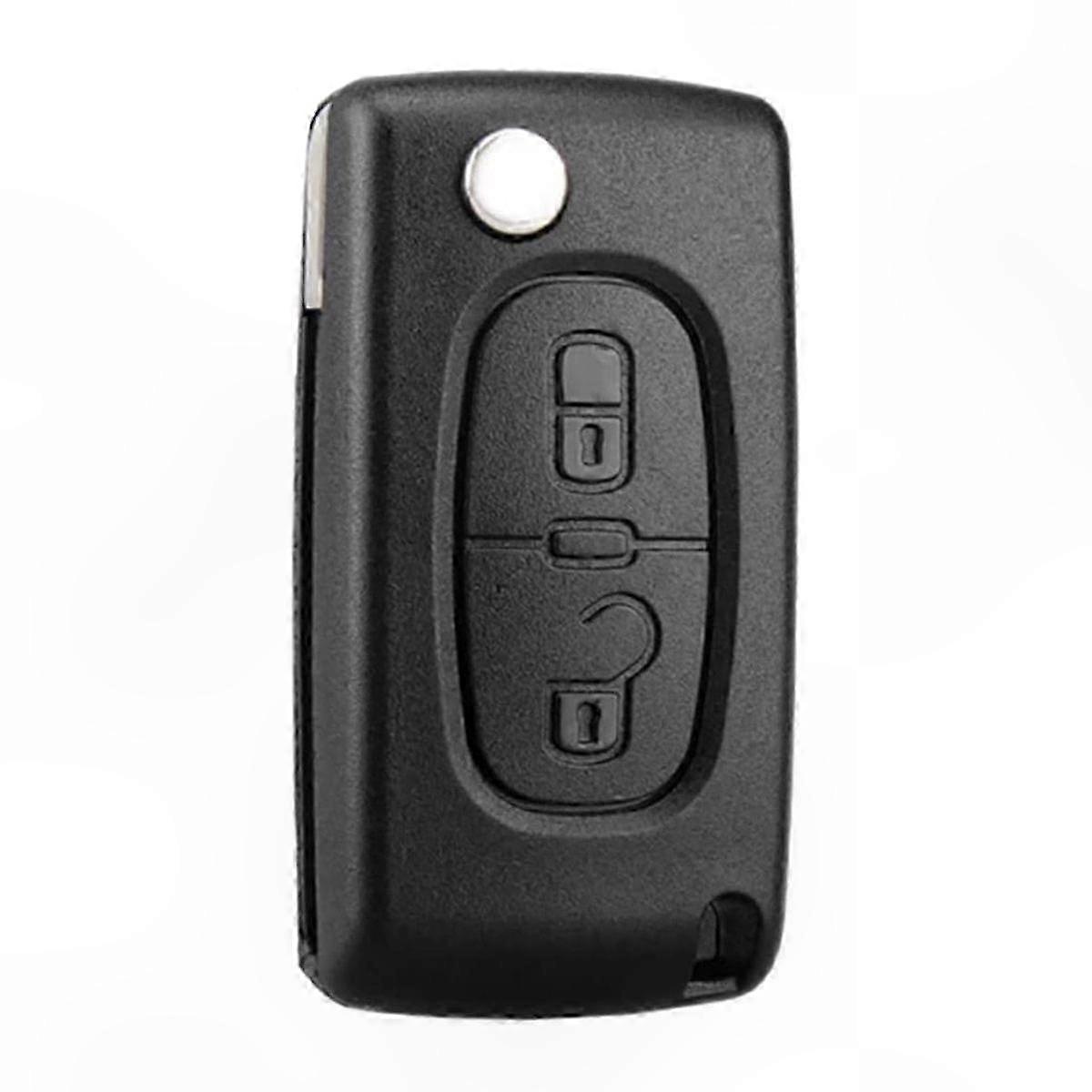 2-Button Key Shell for Peugeot and Citroen Vehicles