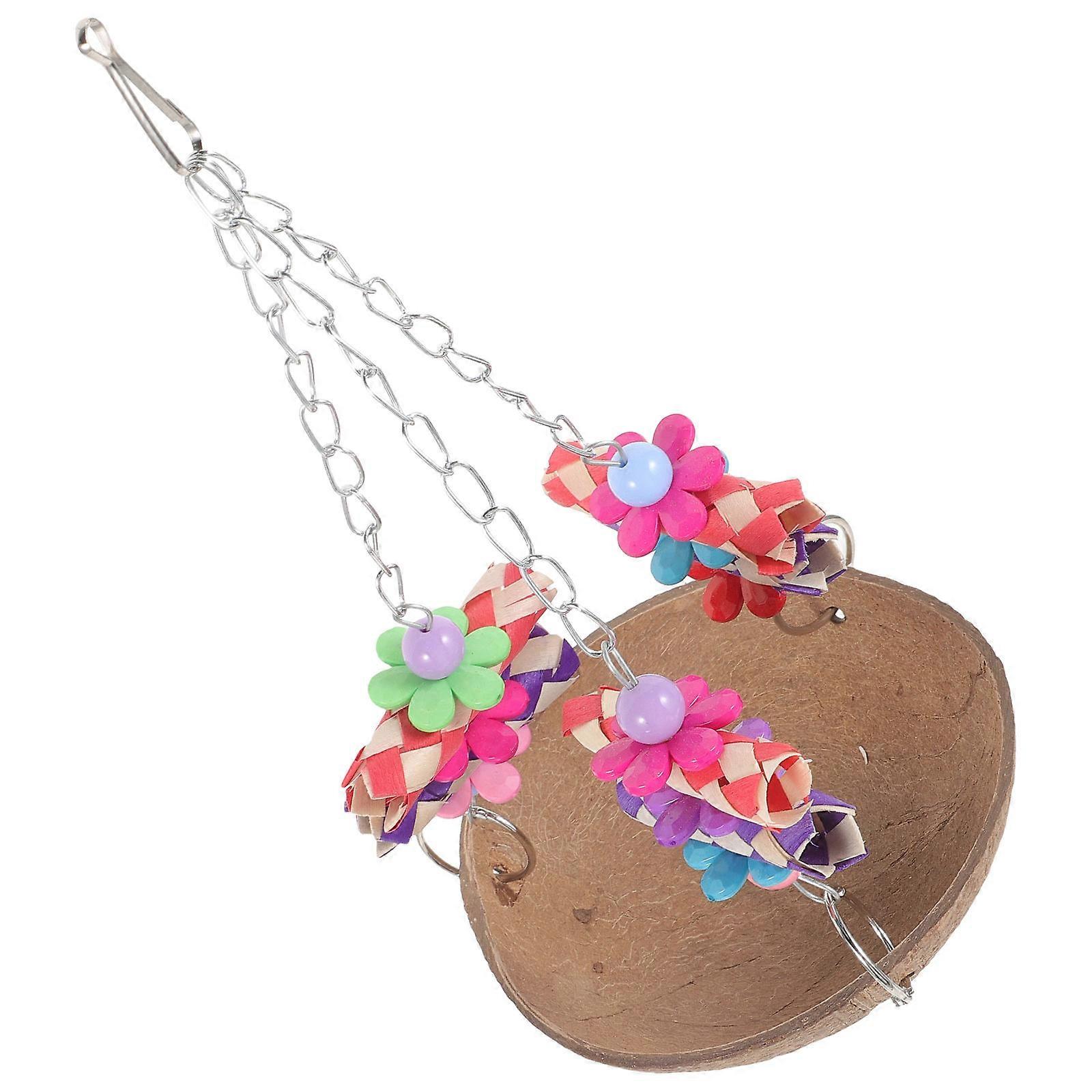 Parakeet Hammock Bed For Birds 29X13Cm Assorted Color Feeding 1Set