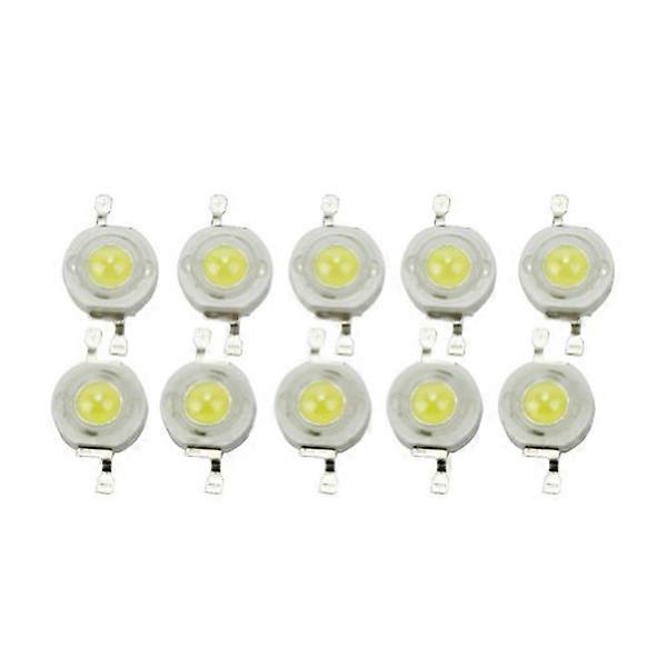 High Power 3W LED Lamp Beads 45mil Chip Cool White 60006500K Copper Base for Home Studio Traffic Light 8 * 5mm