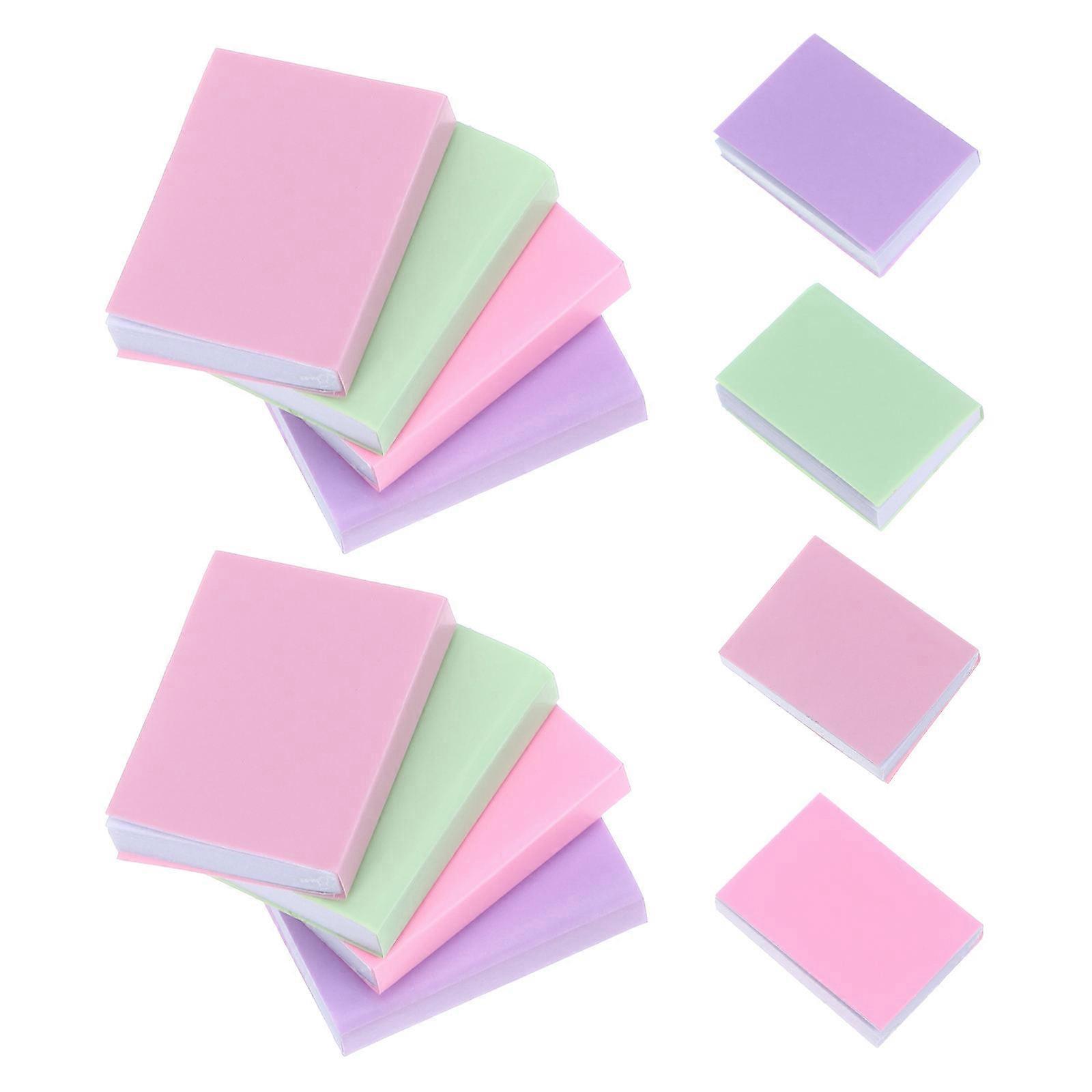Miniature Blank Books Doll House Accessories 12Pcs Assorted Color Model Craft Decoration DIY Fun
