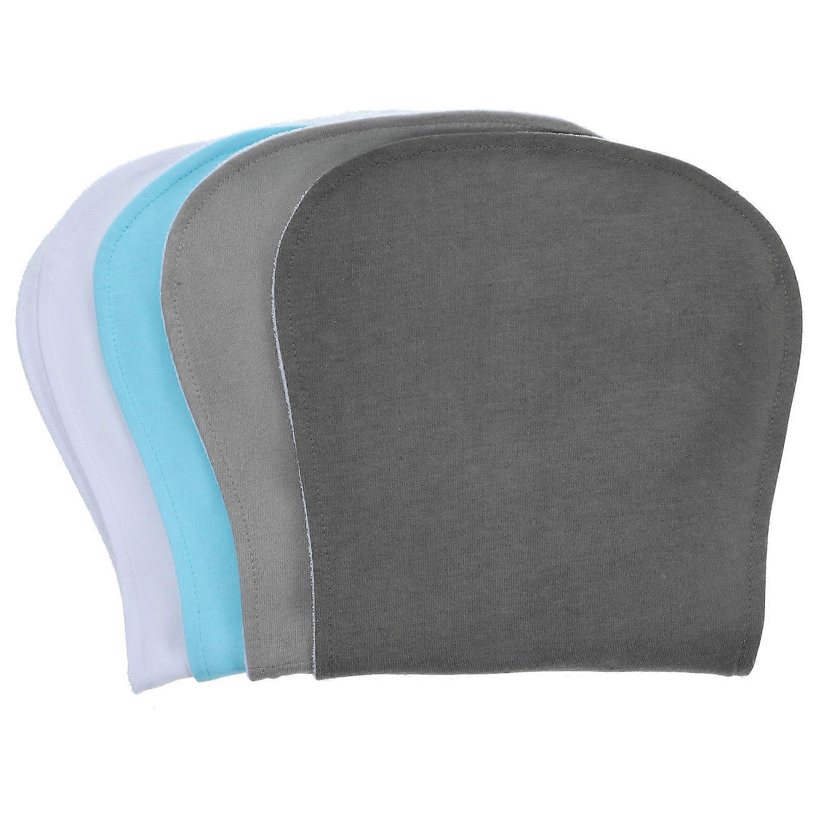 Burping Cloths For Baby 4Pcs Cotton Newborn Saliva Towel Feeding Changing Cleaning Baby Assorted Color Water Absorption