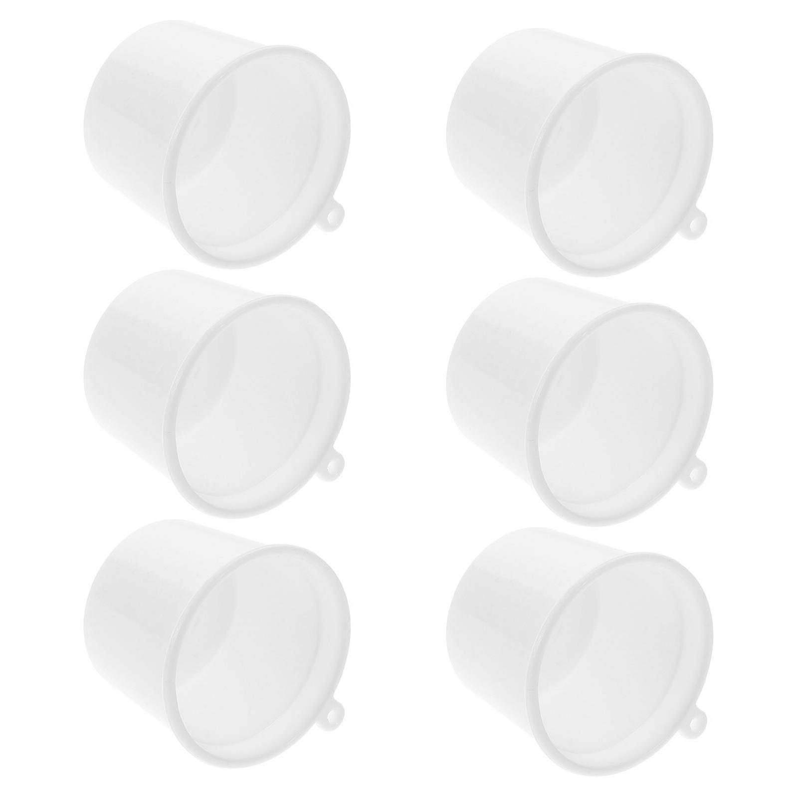 6pcs Miniature Cups for Dollhouse Props Decorative Tiny House Accessories DIY Simulation Models