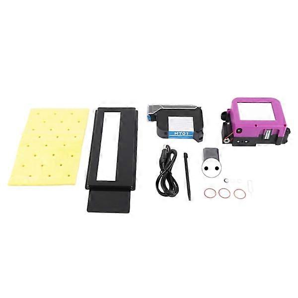 Handheld Inkjet QR Code Drucker LED Farbe Touchscreen 4-Core CPU Inkjet Codiermaschine 12,7 mm EU Stecker 100-240V