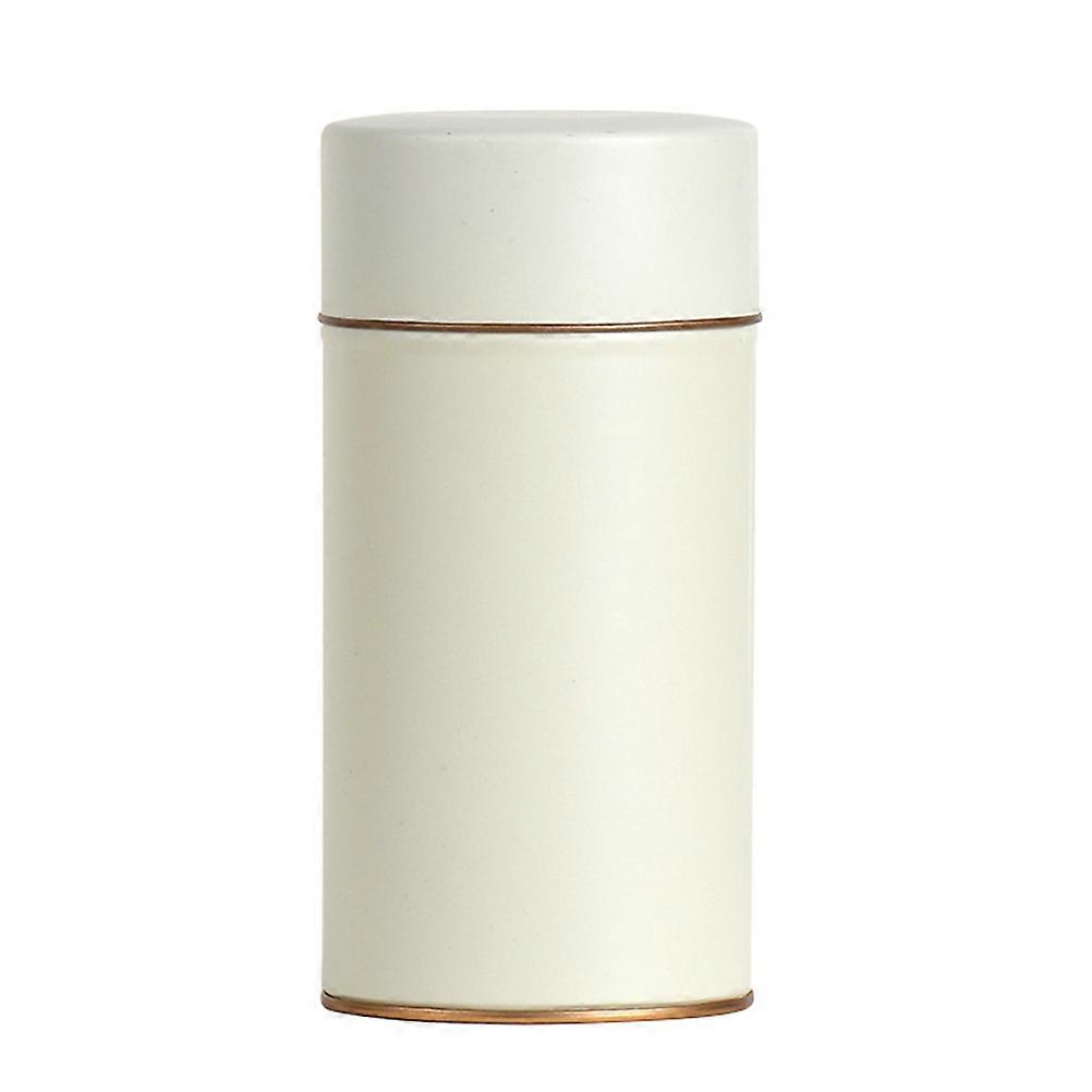 Tea Tin Can Canister Round Coffee Tea Candy Storage Box Sealed Can Container