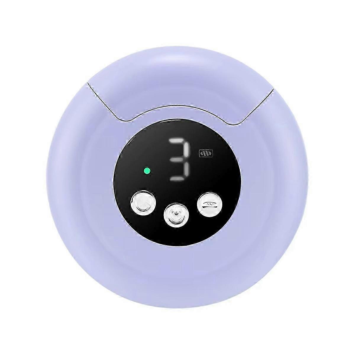 Electric Nail Clippers 360 Rotating Automatic Trimmer Puple