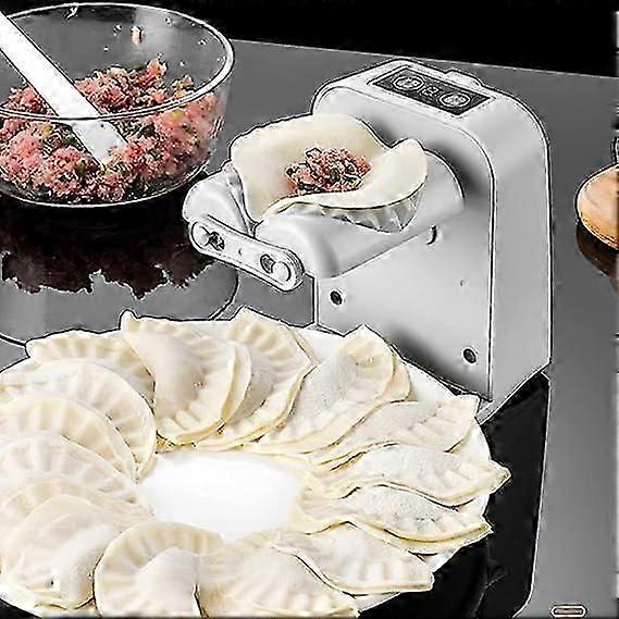 Electric Dumpling Maker, Automatic Dumpling Maker, Ravioli Shaper Mould, Free Hands with Spoon and Brushes