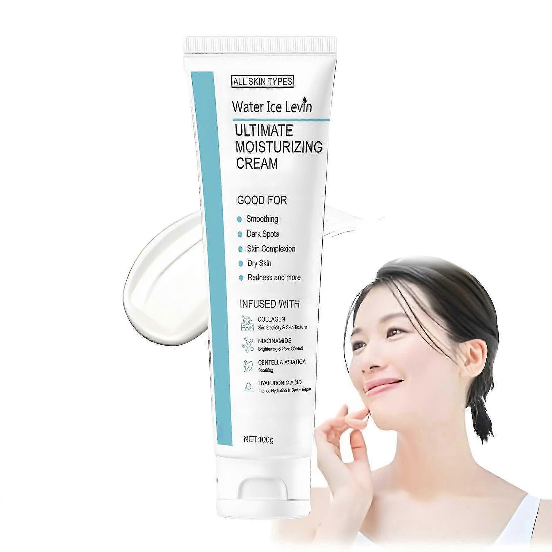 קרם לחות עם סנטלה אסיאטיקה, ניאצינאמיד, חומצה היאלורונית, קולגן, נגד קמטים, קמטים עדינים, כתמים כהים, עור יבש, אדמומיות, Barrier Pro