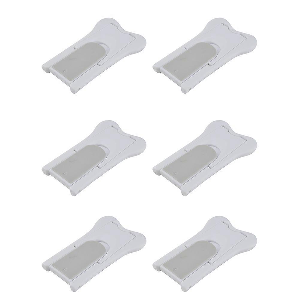 6pcs Safety Locks for Sliding Doors, Cabinets, Windows & Closets – Easy Install, Durable, Keyless Babyproof Design for Kids