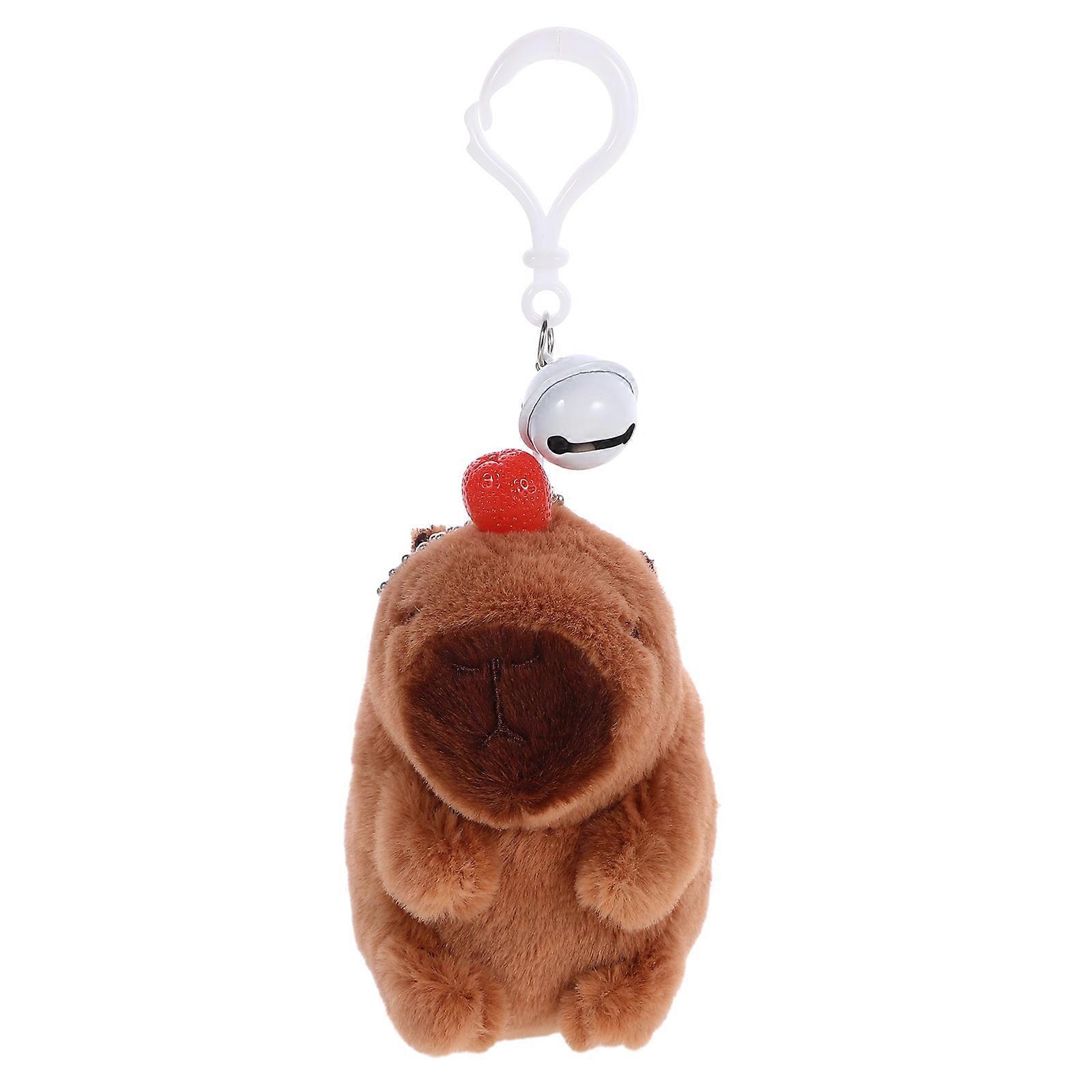 Cute Plush Capybara Keychain For Girls And Friends With Soft PP Cotton Material 1Pack