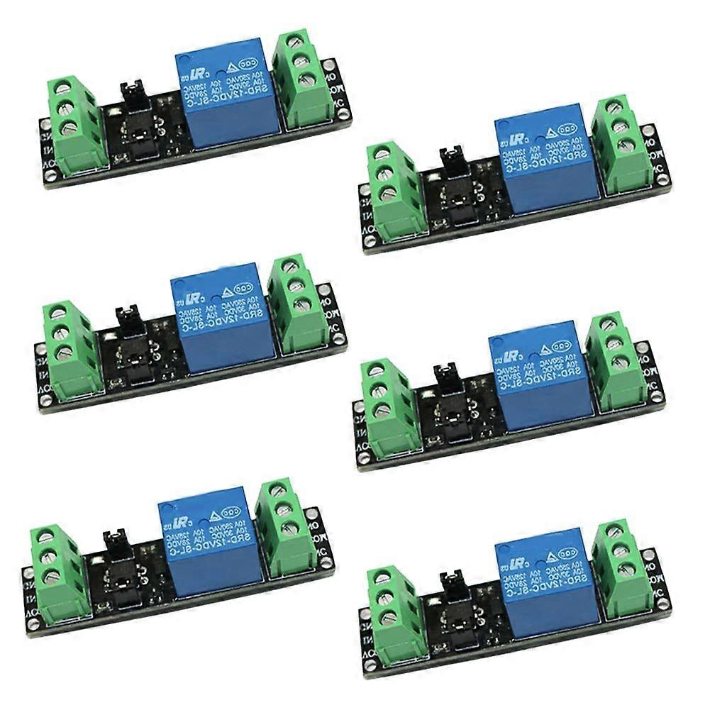 3V Relay Board Power Switch for Relay Module Isolation High Level Trigger Development Board 6Pack