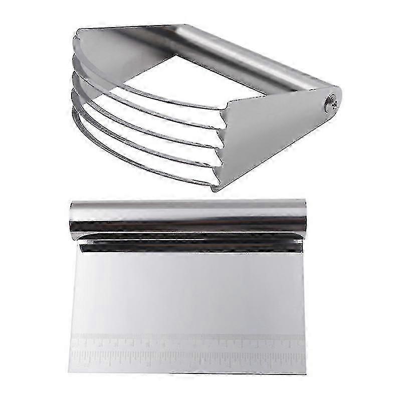 مكشطة العجين / القاطع / المروحية مجموعة الفولاذ المقاوم للصدأ مسحوق خلاط المعجنات القاطع مع مقياس قياس يو