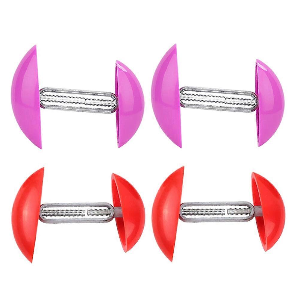 Adjustable Shoe Stretcher 2 Pairs Plastic Toe Box Expander for High Heels & Flats Wide Feet Comfortable Fit Non Slip Shoe Shaper Accessories