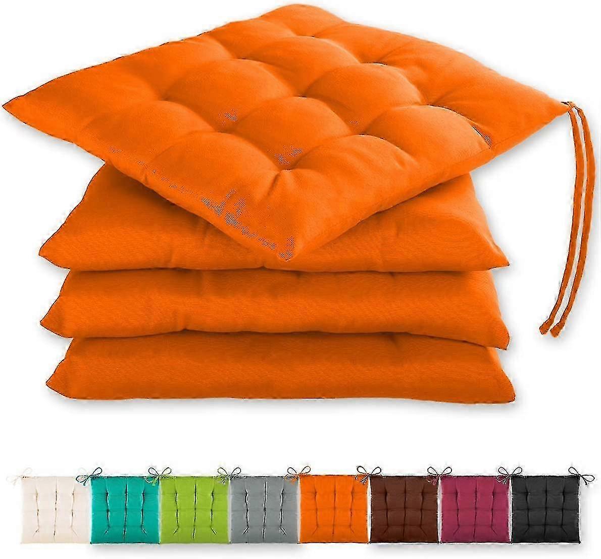 2025 Set Of 4 Chair Cushions, 40*40cm(Randomly send colors)