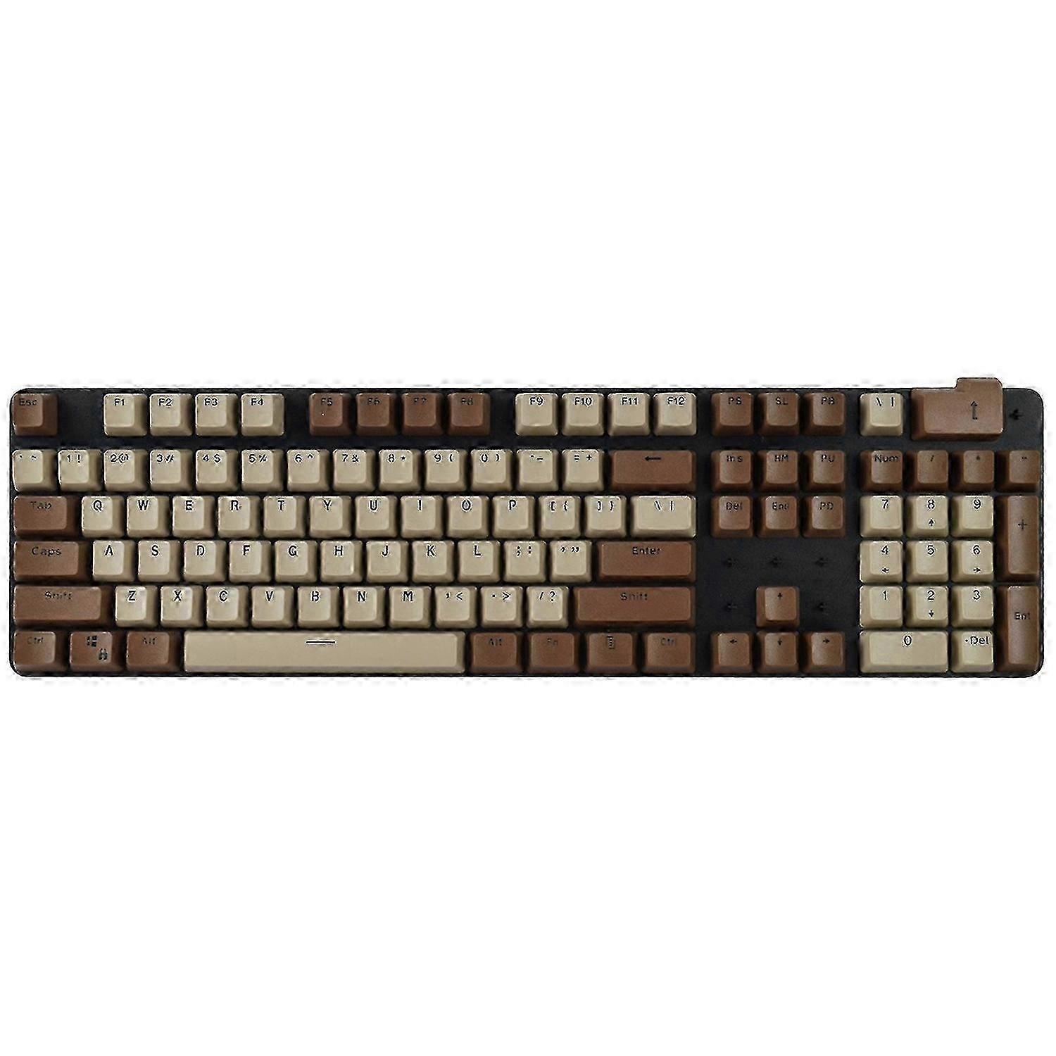 2025 104Pcs Keyboard Keycaps Ergonomic Design Bright Color Fade-Resistant Decorative PBT Mechanical Keybo