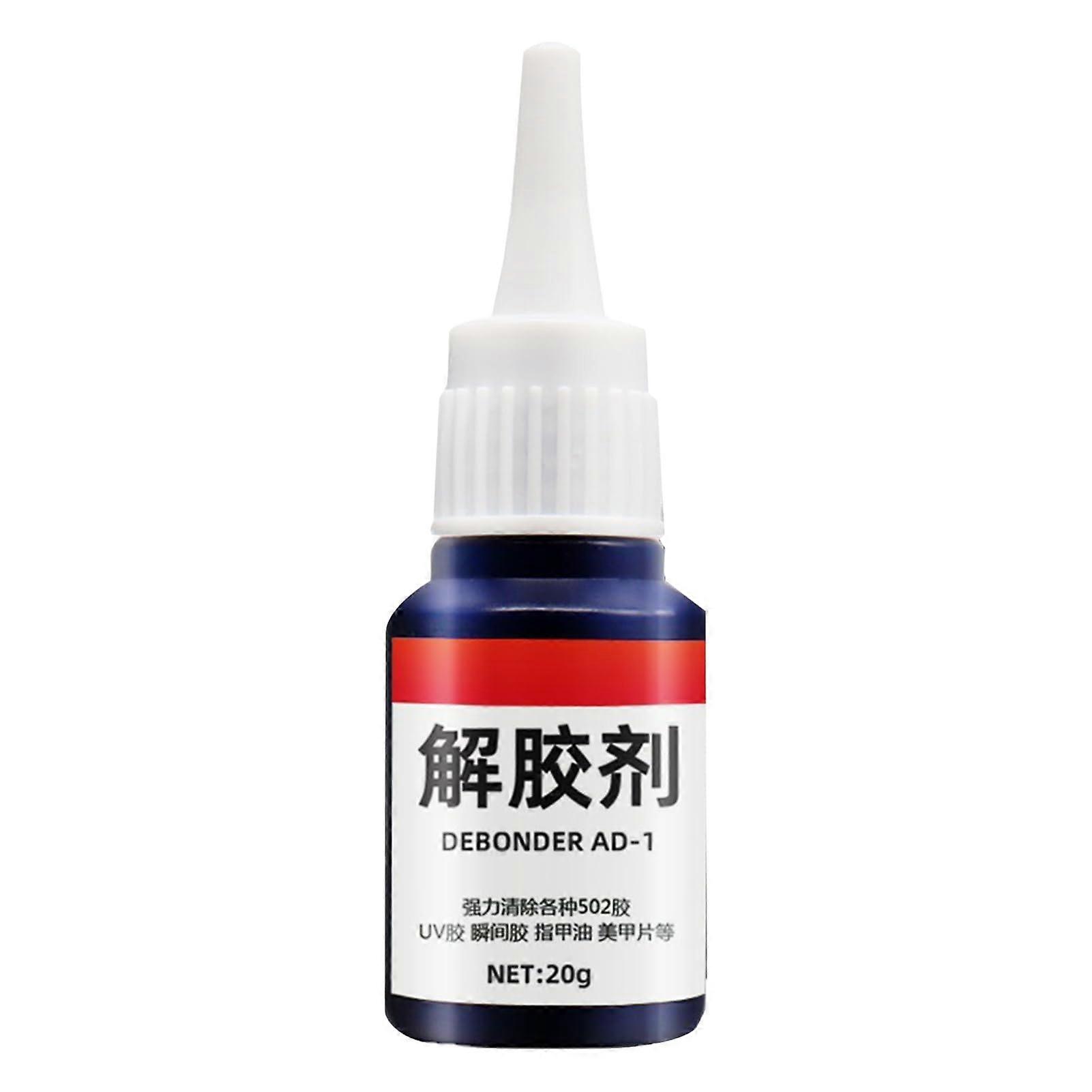 Glue Remover, Glue Remover, Super Glue Remover, 20 g, Multifunctional Glue Remover for Nail Glue, Metal, Glass