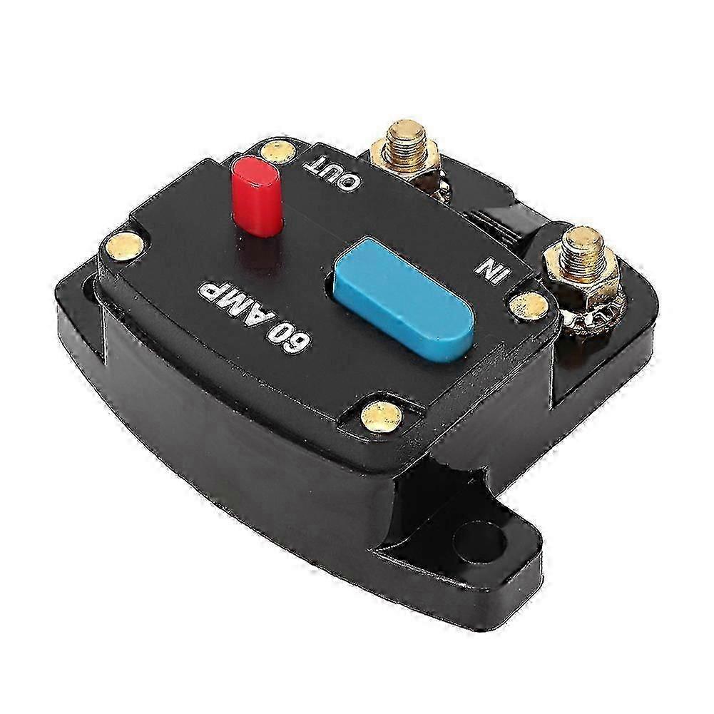 12V 60A Manual Reset Fuse Holder for Car Audio Stereo System