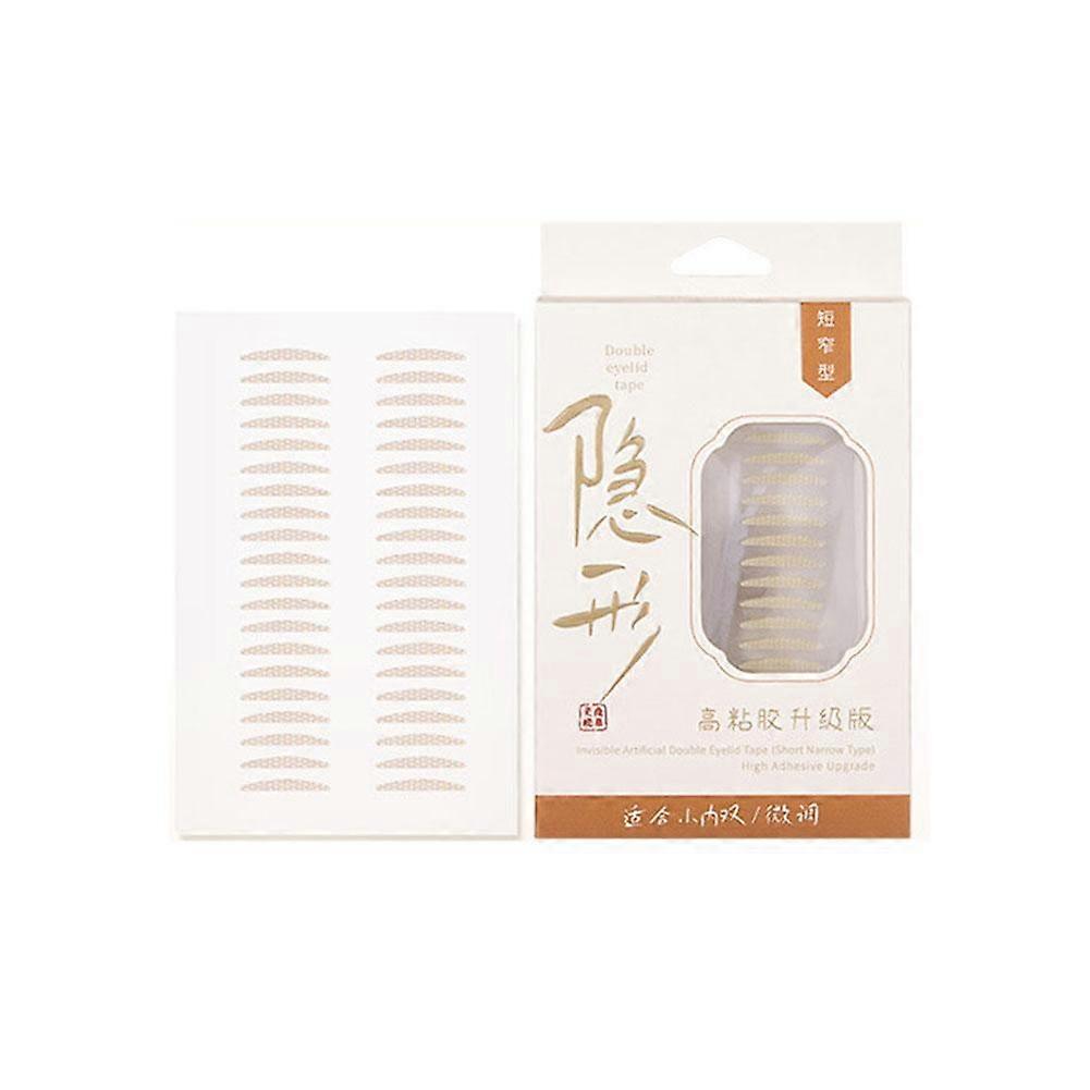 GECOMO 240pcs Waterproof Adhesive Invisible Double Eyelid Patch Makeup Friendly