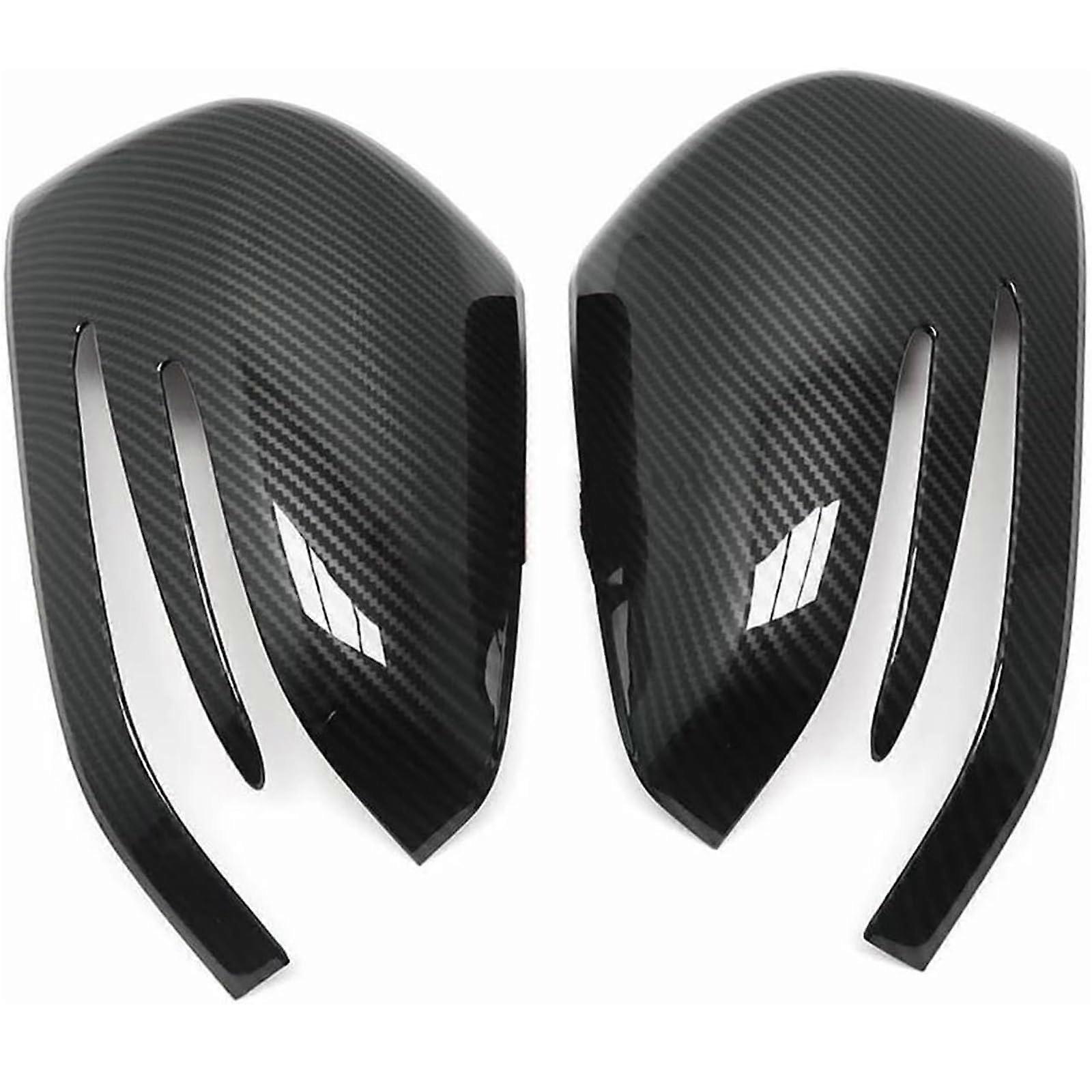Auto Side Mirror Covers, 2-Piece Mercedes-Benz Wing Mirror Cap Shells, Compatible with Various Models, Durable Material