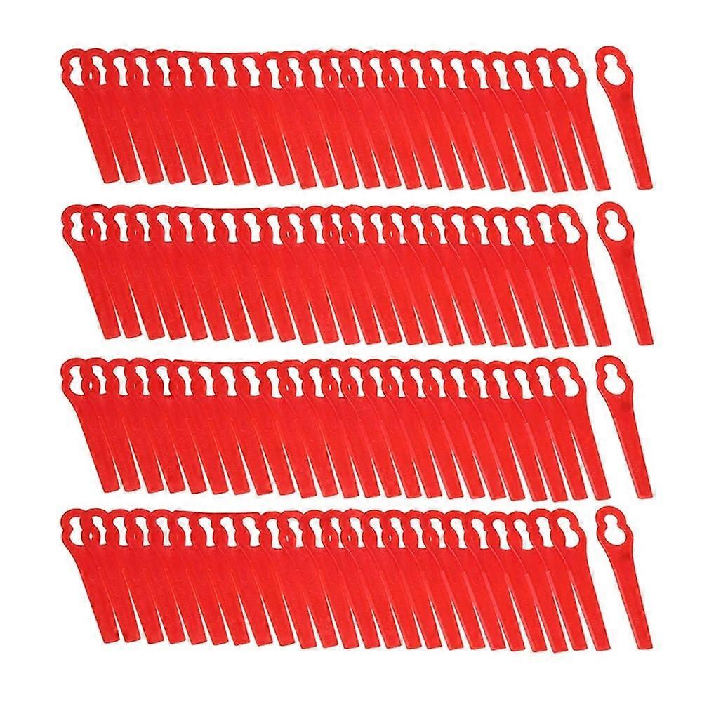L83 100Pcs For STIHL Polycut 2-2 FSA 45 Lawnmower Trimmer Grass Cutter Replacement Plastic Blades