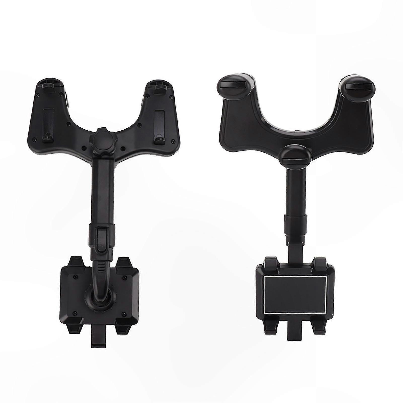 Car Phone Mount Adjustable Angle Multifunctional Rearview Mirror Bracket for Vehicle Use