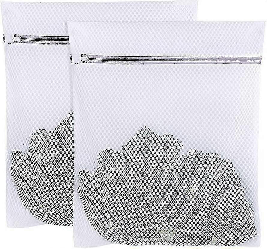 Extra groot gaas, 2 pack rits delicates waszak, wasmachine en droger veilige kleding voor C