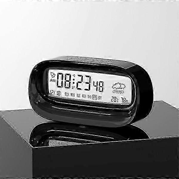 Digital Alarm Clock, Battery Operated Large Digit Display Compact Clock for