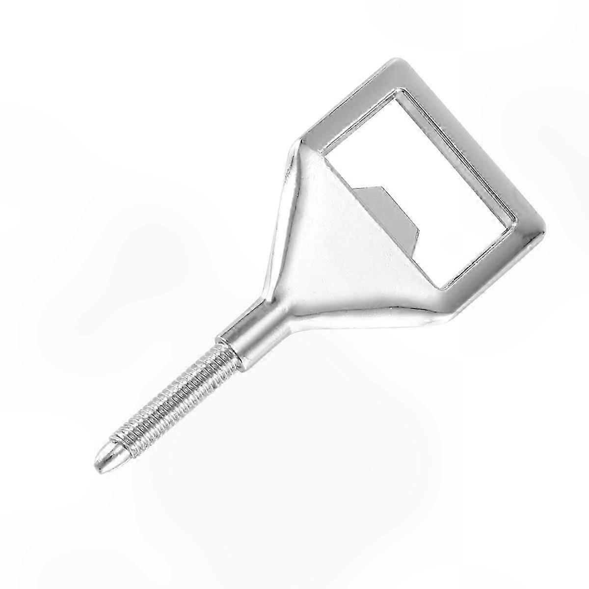 Metal Bottle Opener Blanks with Threaded Inserts for Crafting Custom Beer Openers