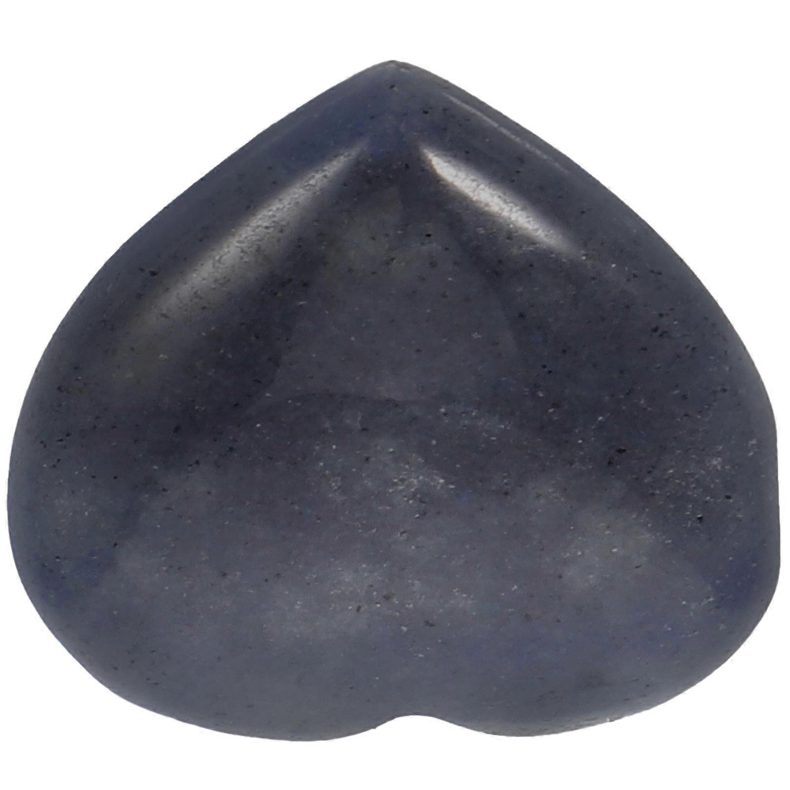 Heart Shape Palm Stone Crystal Material for Party Decoration Blue Function 1Pcs