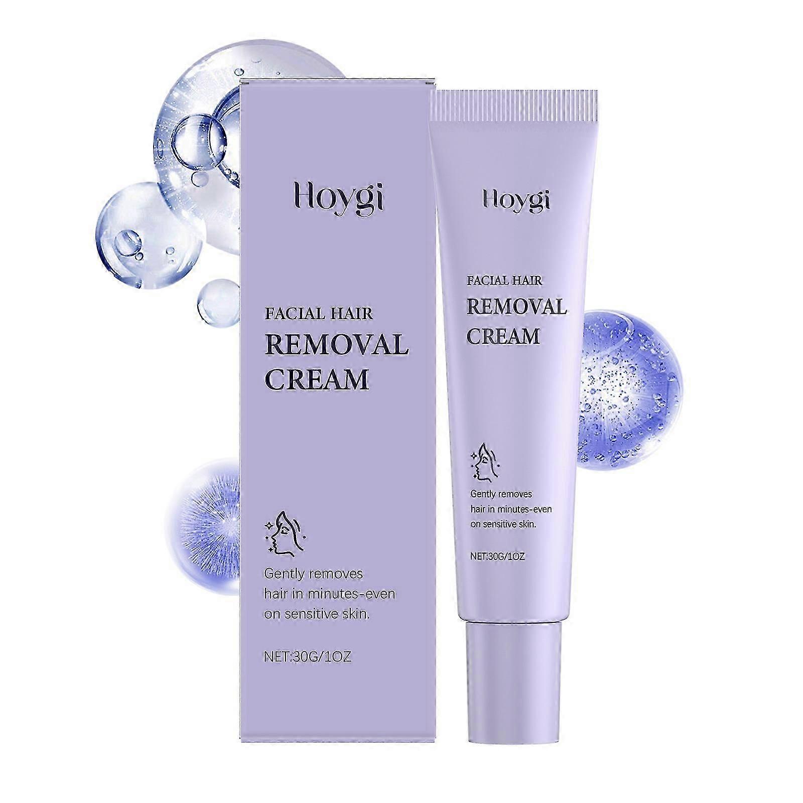 Facial Hair Removal Cream, Soothing Gentle Formula, Easy to Use, Long-Lasting Results, for Sensitive Skin pure Sensitive application
