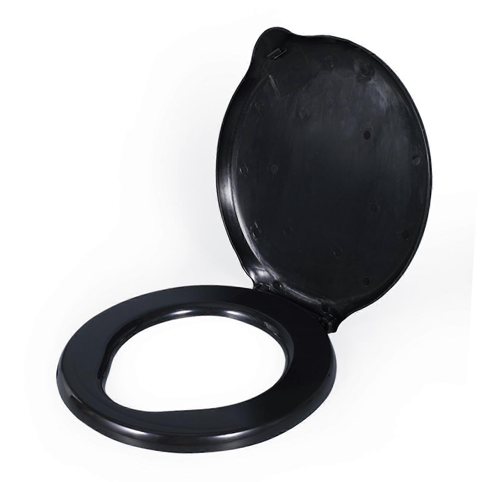 Portable Camping Toilet Seat With Lid, Emergency Portable Toilet, Bucket Toilet For Camping, Hiking, Fits Most Buckets