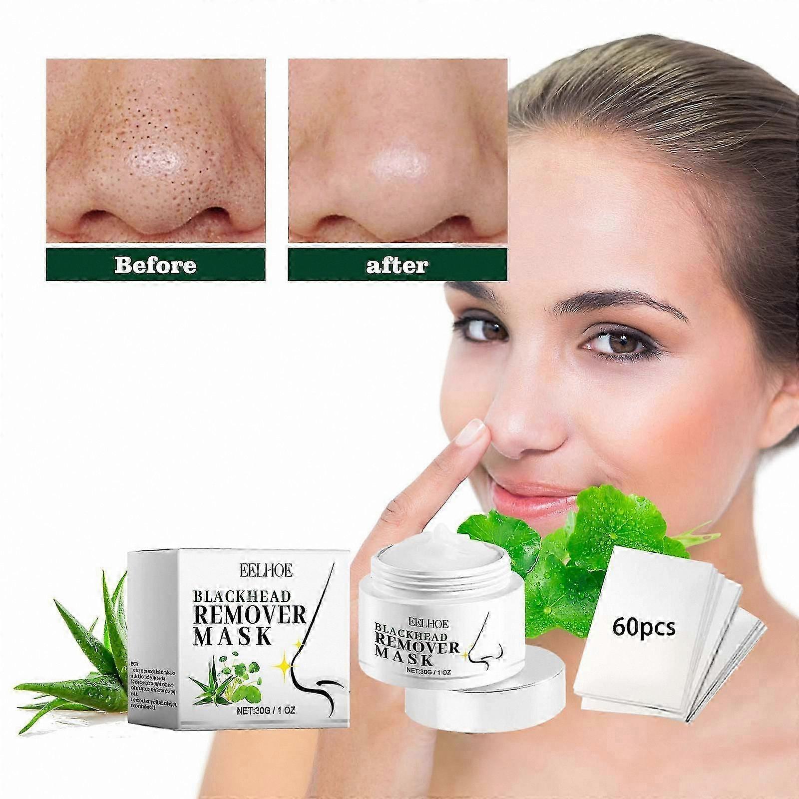 Aloe-Infused Purifying Peel-Off Mask for Blackheads & Pores, 60 Count