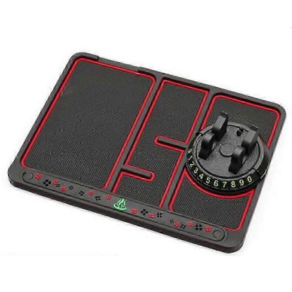 TCGG-Handyhalterung Auto Armaturenbrett (4 σε 1), Antirutschmatte Auto Handy mit 360 Grad Drehbar Halter fr Handy im Auto, Multifunktion Antirutschmatt