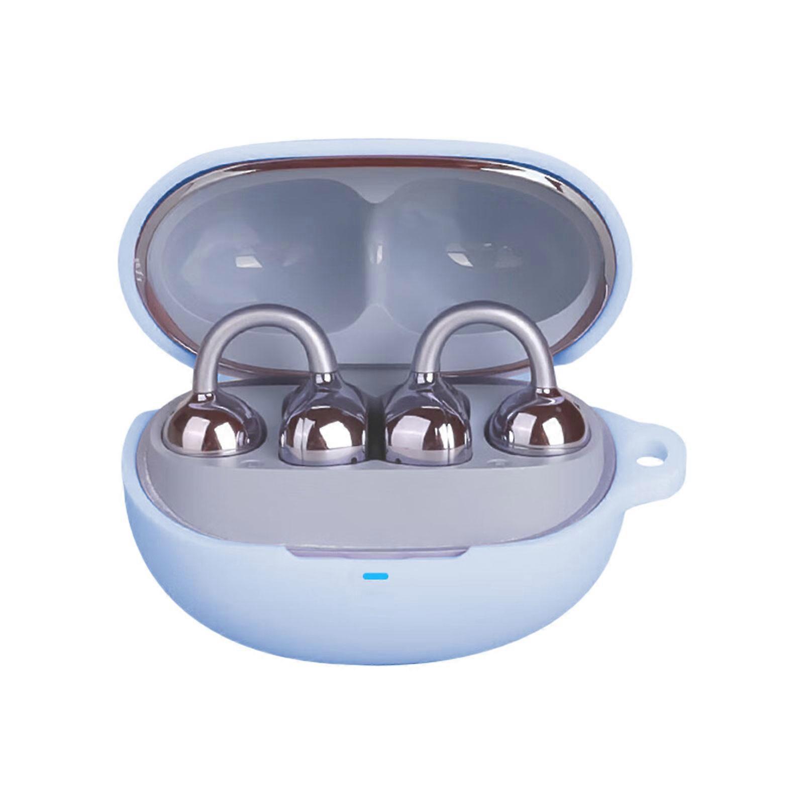 Headphone Scratchproof Case Shockproof Skin Wrap for S8S AI Dustproof Enclosure Housing Washable Sleeve Enhancing Grip  Sky blue