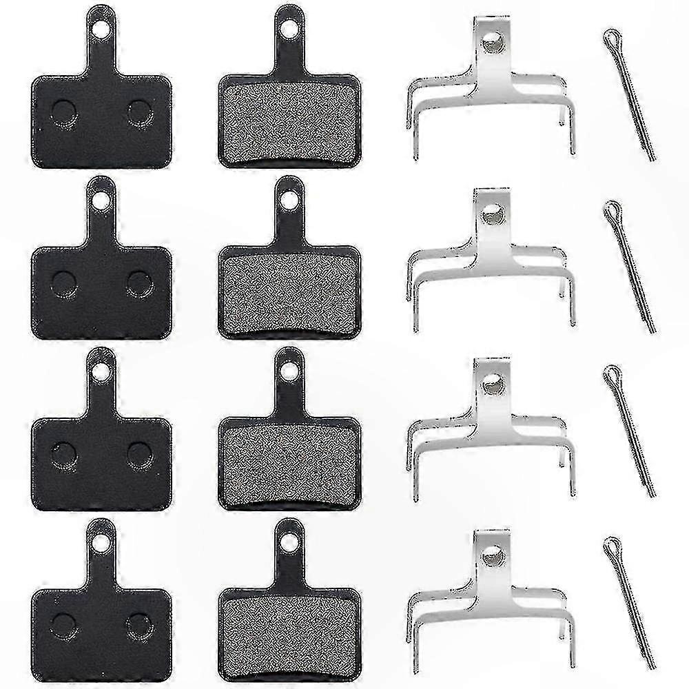Bicycle Brake Pad Set - 4 Pairs Replacement for Improved Stopping Power