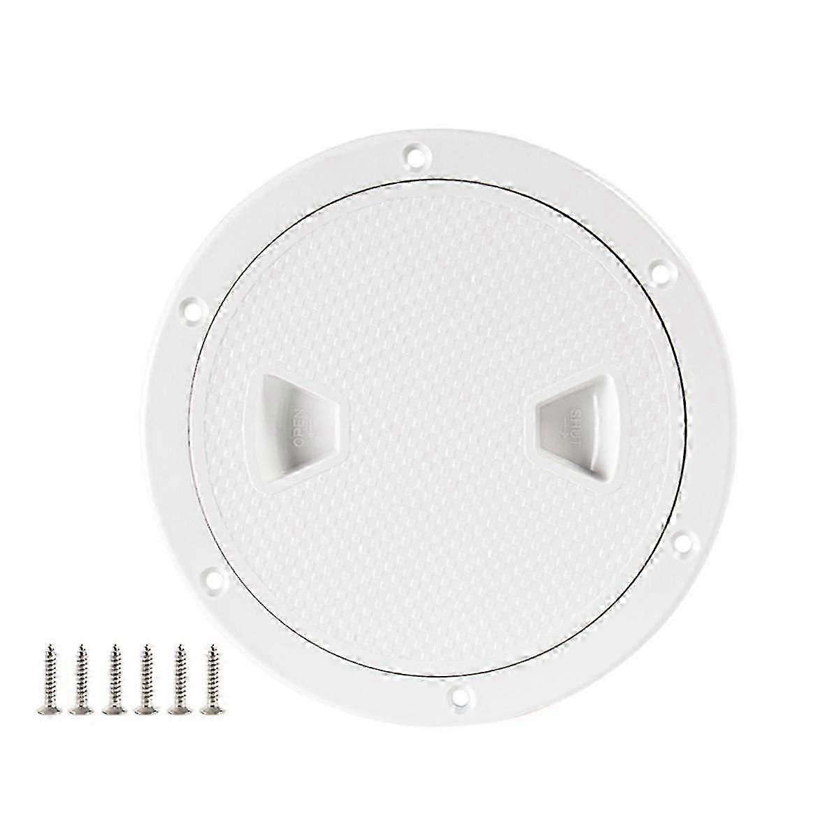 6 بوصة البحرية قارب الوصول فتحة فتحة غطاء تويست برغي خارج لوحة سطح السفينة ABS فتحة تفتيش مستديرة لفتحة القارب s2024122429