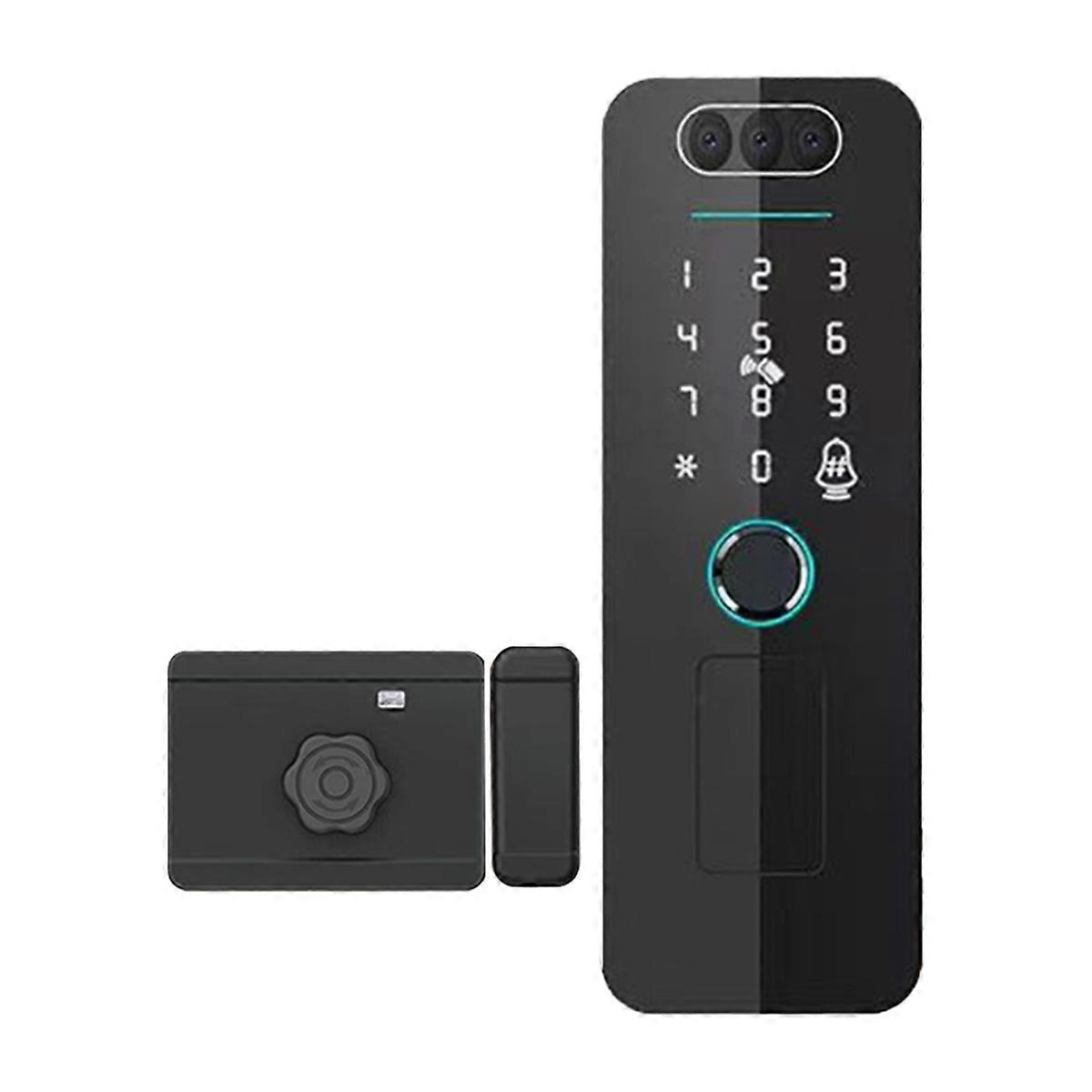 Tuya Smart WiFi Door Lock Waterproof Tuya Face Recognition Fingerprint RFID Card Password APP Control