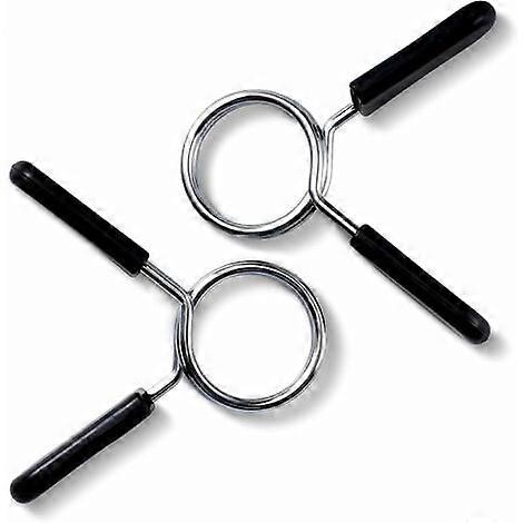 Spring Disc Stop Clamp Collars, Dumbbell Clamp and Locking Rings Locking Collar Ring for Dumbbell Weightlifting Training 28mm,