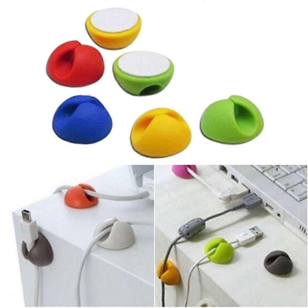 Stationary Line Manager Desktop Wire Winder for Cable Storage 6Pcs