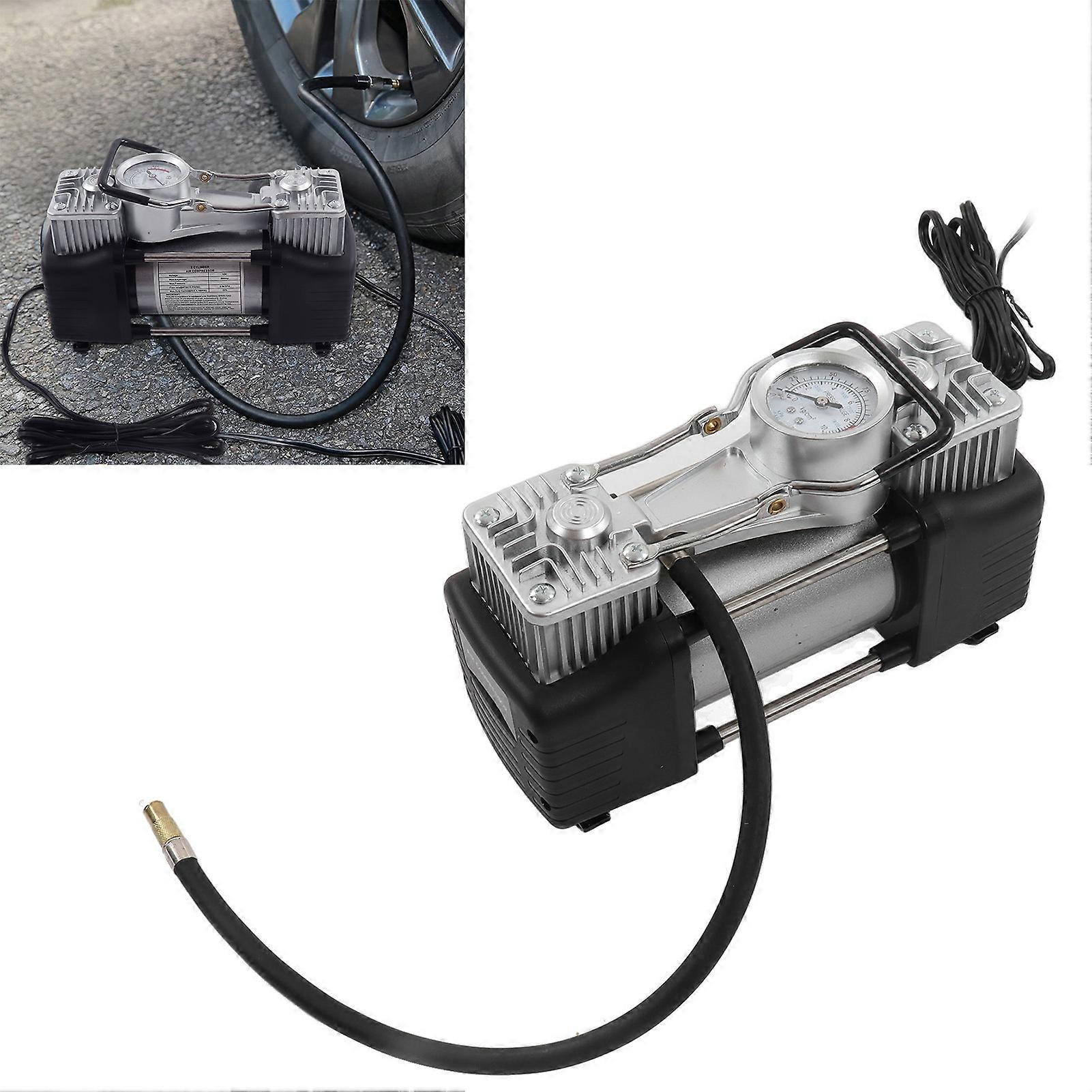 Portable 150PSI Tire Inflator 180W DC12V Double Cylinder Pump