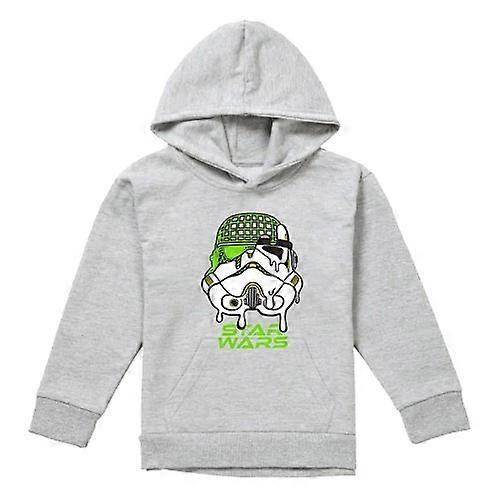 Star Wars Childrens/Kids Stormtrooper Helmet Heather Pullover Hoodie