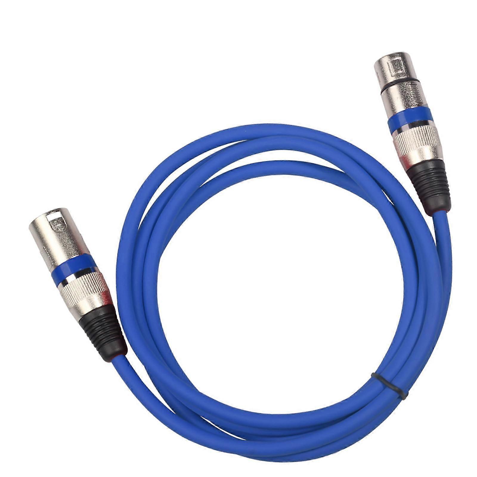 Balanced Mic Cable 2-Pack, 3 Meter 10 Foot, Soft PVC Jacket, Broadcast Equipment Cable, Durable and Flexible
