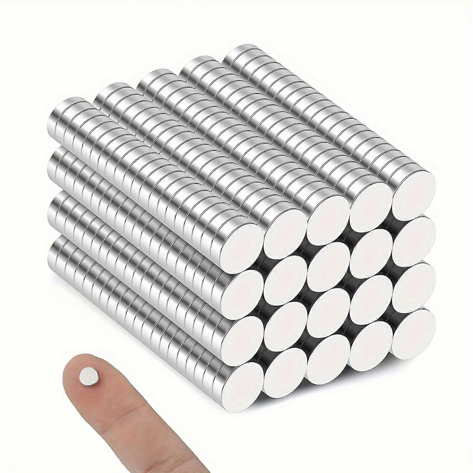 100 Pcs Strong Neodymium Mini Magnets 6x2mm N35 NdFeB Round Super Powerful Strong Permanent Magnetic Disc